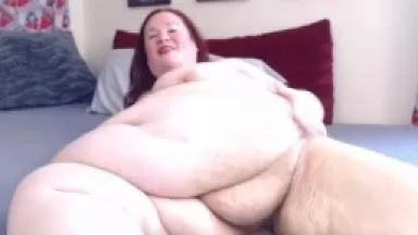 Big belly BBW Tiffany hanging out showing off every pound