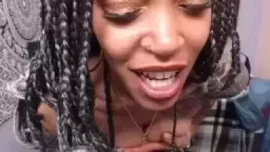 Black rose Mellonee with a twerking tight ass gets orgasm